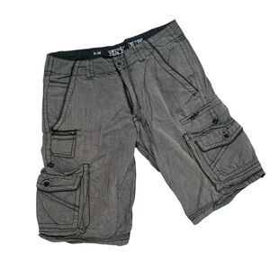 Buckle Black Cargo Shorts